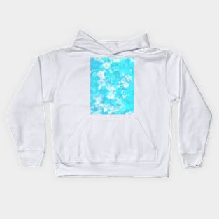 Blue abstract Kids Hoodie